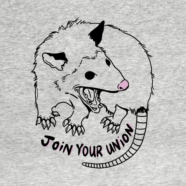 JOIN YOUR UNION (IN BLACK) by TriciaRobinsonIllustration